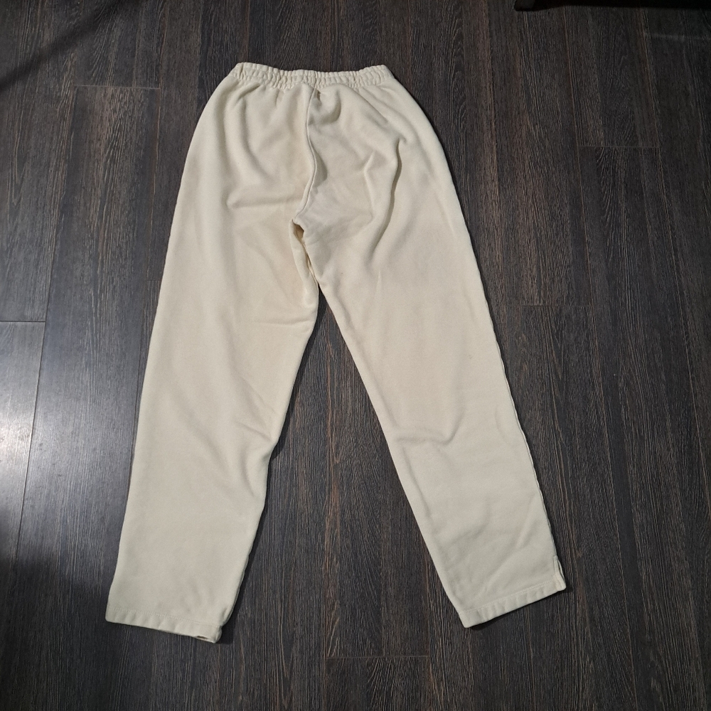 Tan Lines Cozy Cream Cotton Sweatpants - Picture 5 of 5